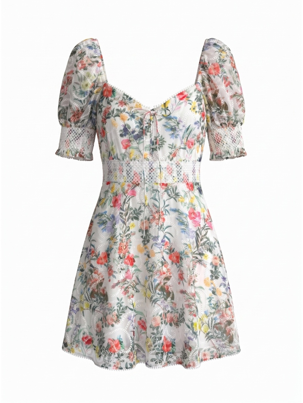 NWT Alice + Olivia Crawford Floral Mini Dress Size 14